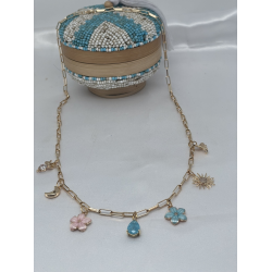 Collier  en plaqué or avec...